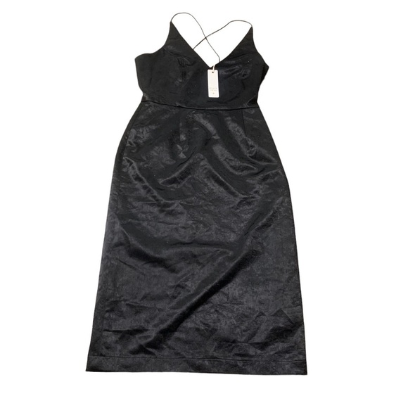 Black Swan | LBD Little Black Dress spaghettini strap New With Tags Size Small - Picture 1 of 15